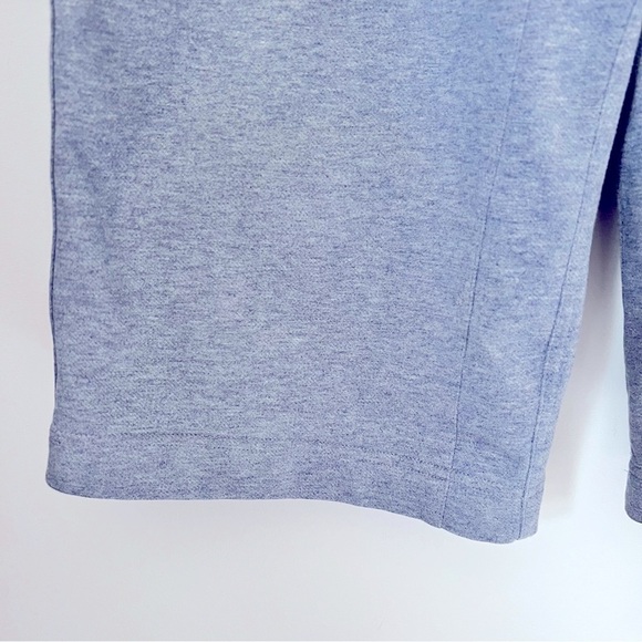 Athleta Farallon Heathered Wide Leg Crop Light Blue Athleisure Cotton Pants 2 - Picture 8 of 13